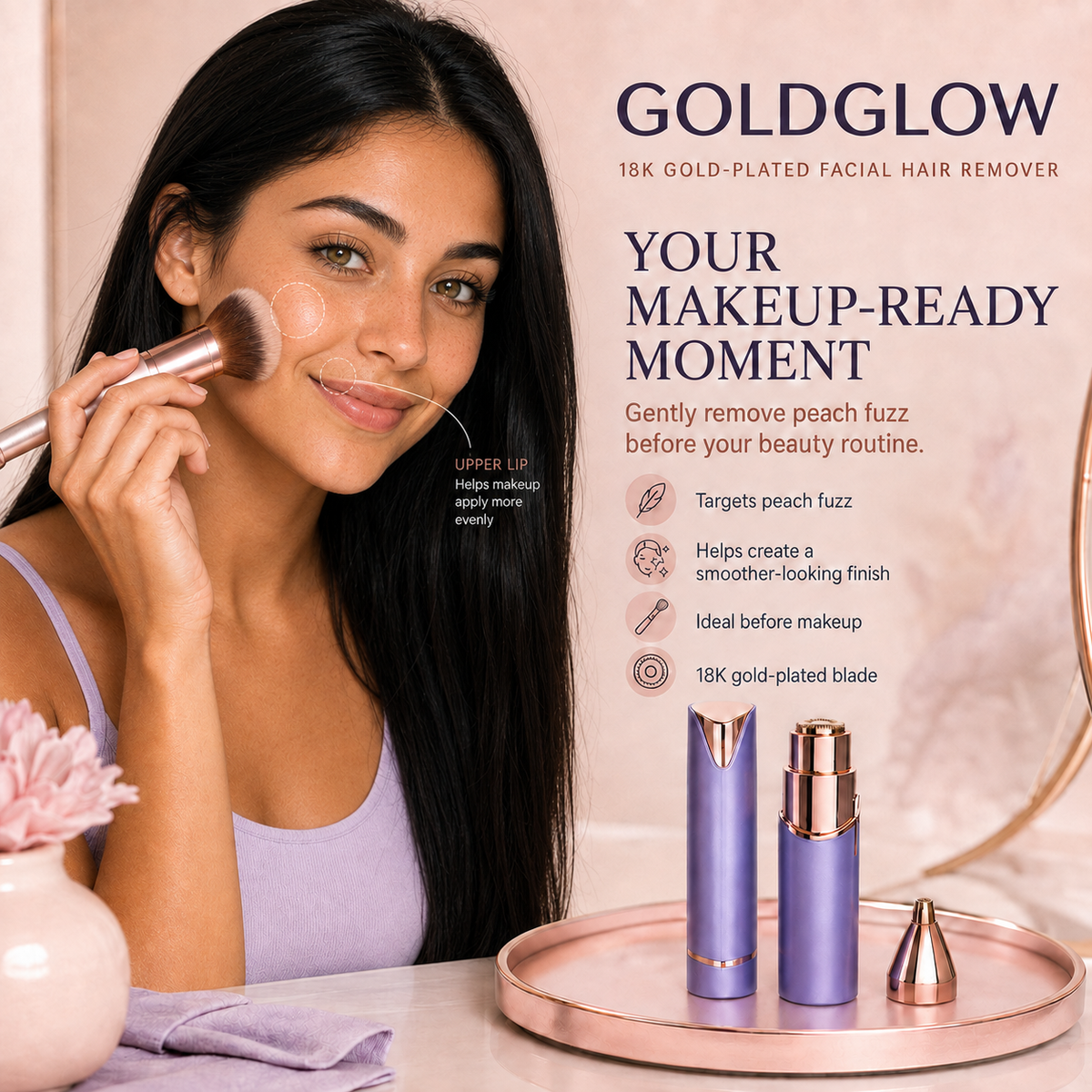 GOLDGLOW Facial Hair Remover